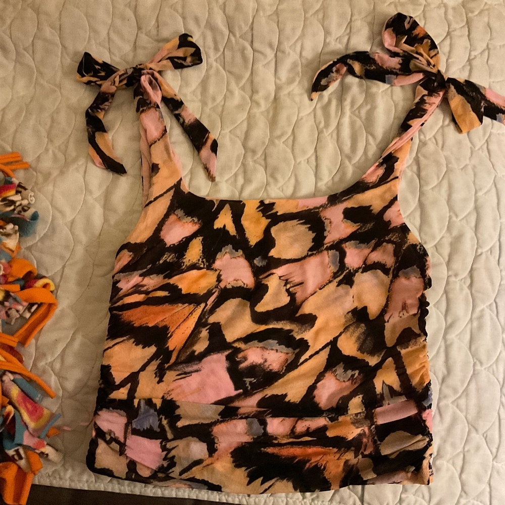 Free people Avenue Print tank top